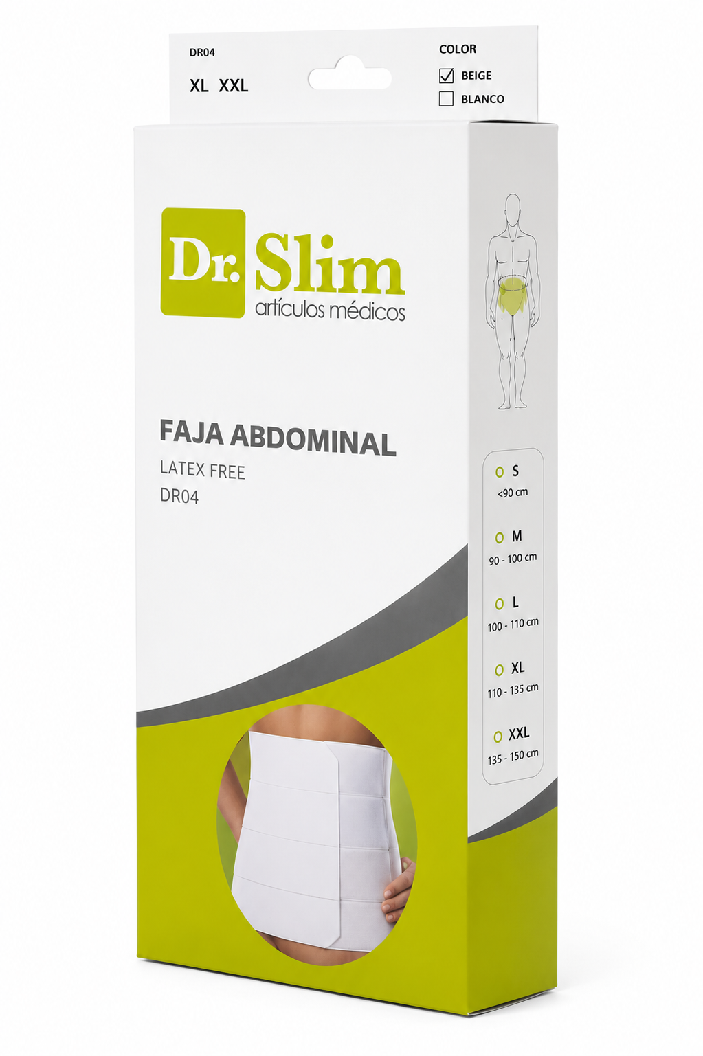 FAJA ABDOMINAL DR. SLIM DR04 (4 BANDAS) 3