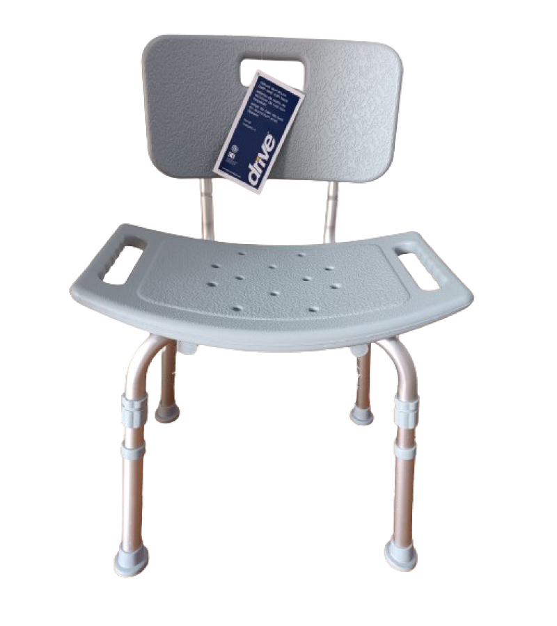 SILLA DE BAÑO CON RESPALDAR DRIVE