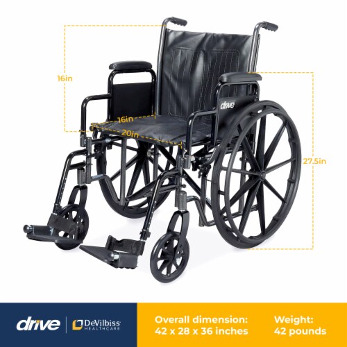 SILLA DE RUEDAS ESTANDAR 20' DRIVE 2