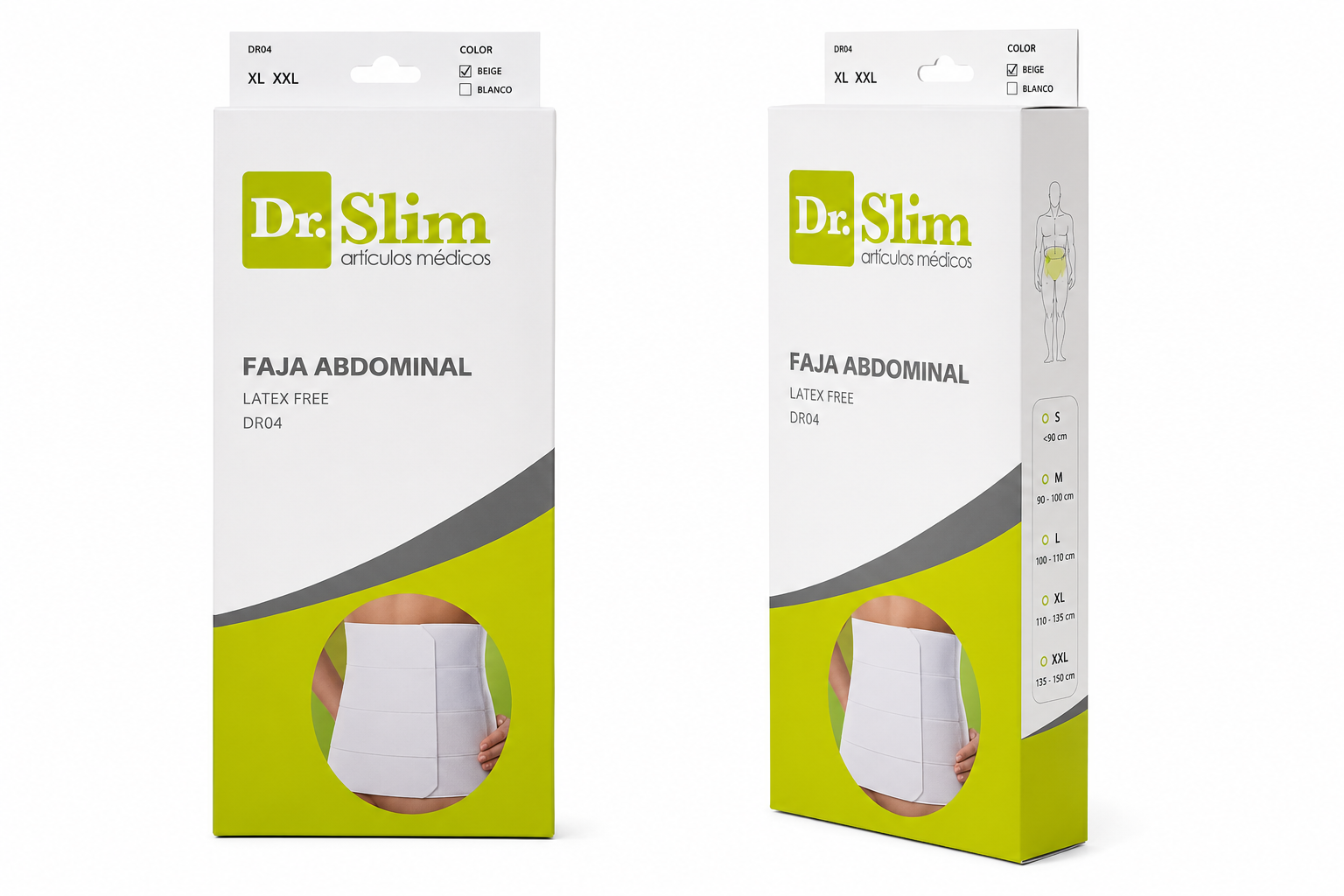 FAJA ABDOMINAL DR. SLIM DR04 (4 BANDAS) 2