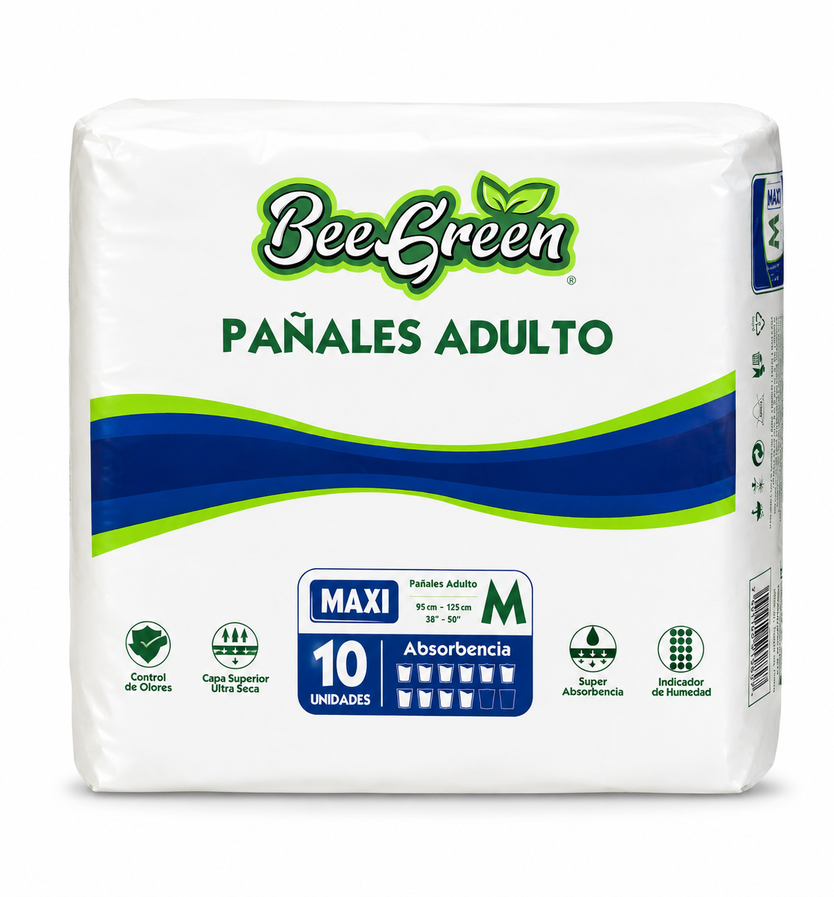 PAÑALES PARA ADULTO BEEGREEN MAXI